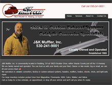 Tablet Screenshot of jandkmuffler.com